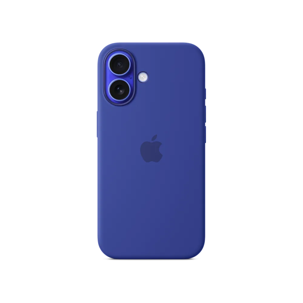 Husă din silicon cu MagSafe pentru iPhone 16 Ultramarin