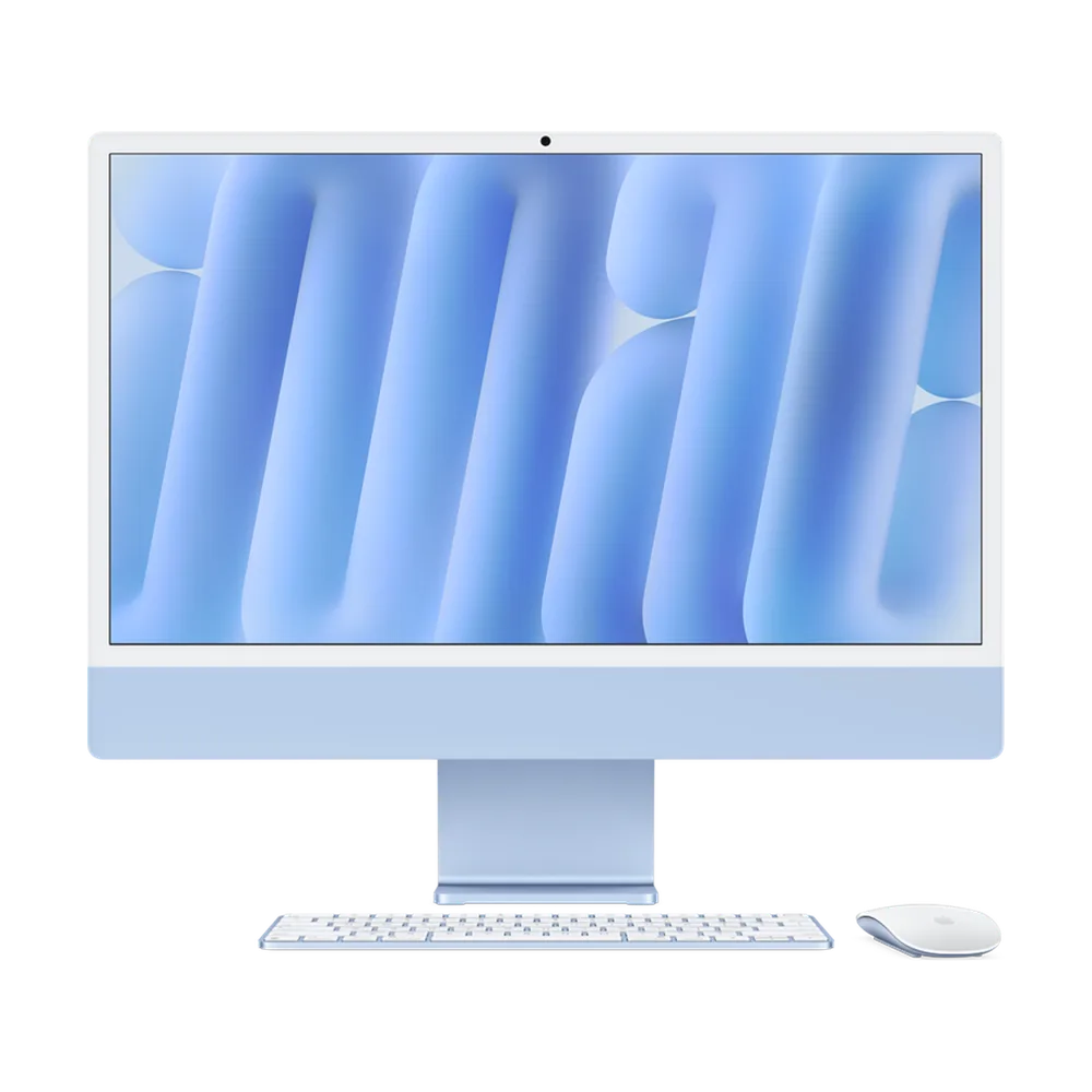iMac 24" M4 Blue · M4 · CPU 8 / GPU 8 · 16 GB · 256 GB